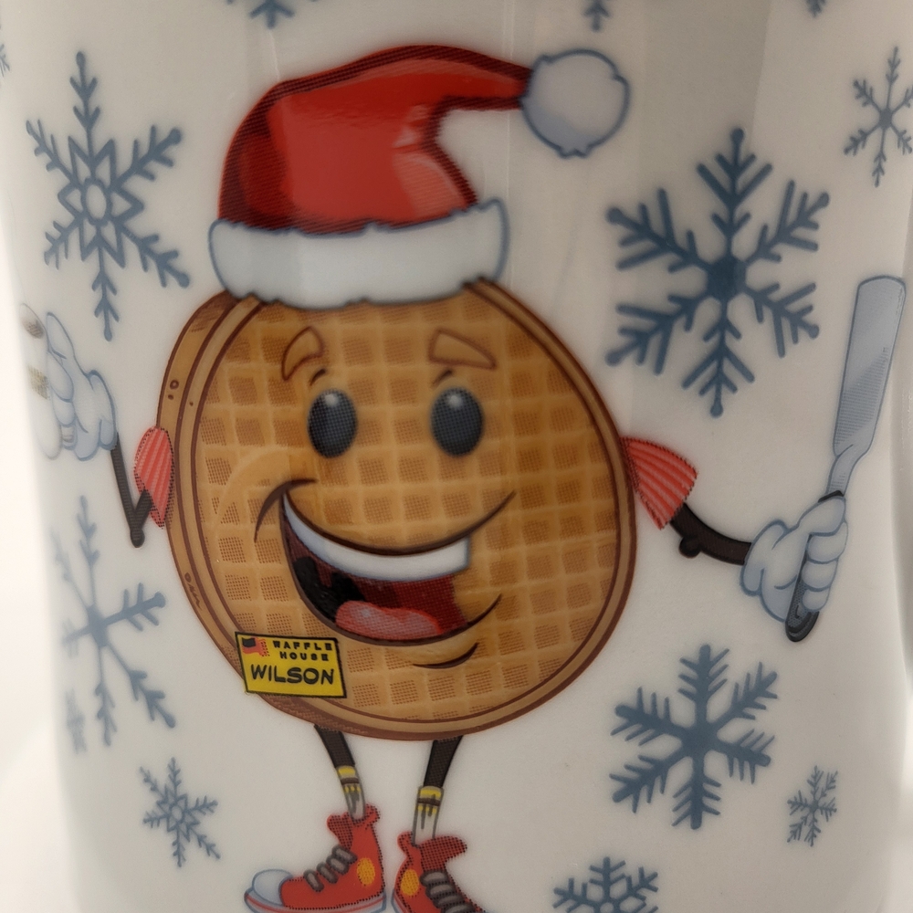 Holiday Mug with Snowflake Design - Picture 7 of 9